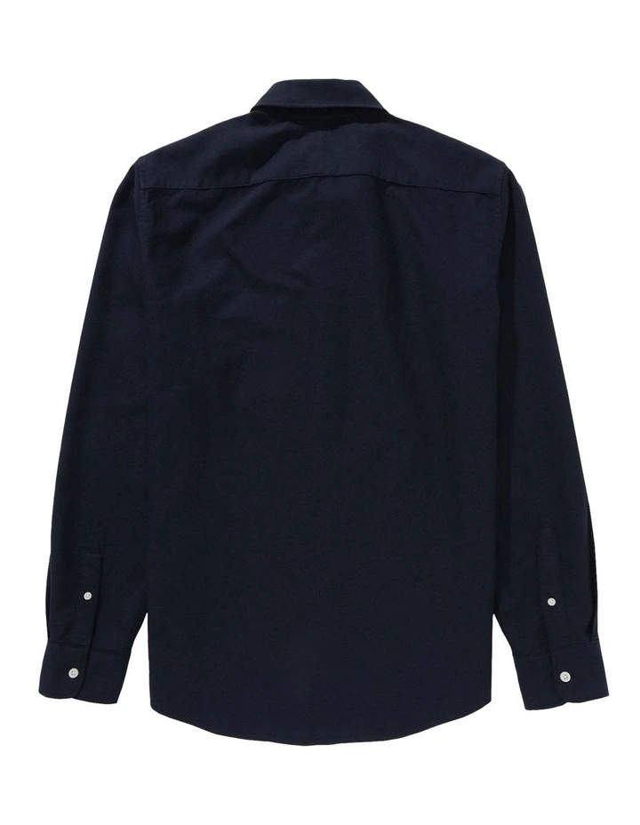 Everyday Slim Oxford Button-Up Shirt in Navy image 4