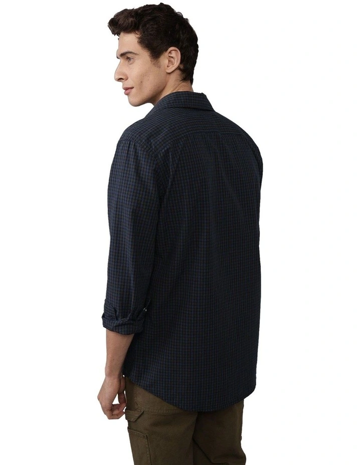 Everyday Slim Fit Button-Up Shirt in Deep Navy image 2