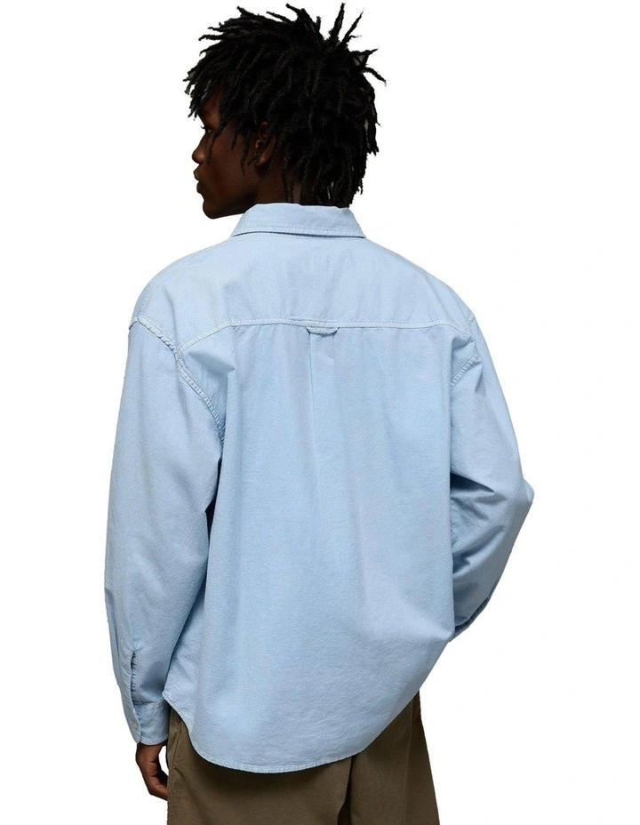 Everyday Relaxed Fit Oxford Shirt in Light Blue image 2