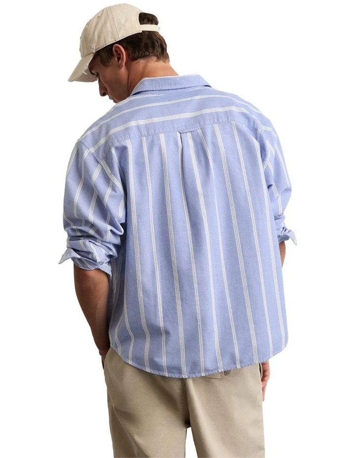 Everyday Oxford Button-Up Shirt in Blue image 2