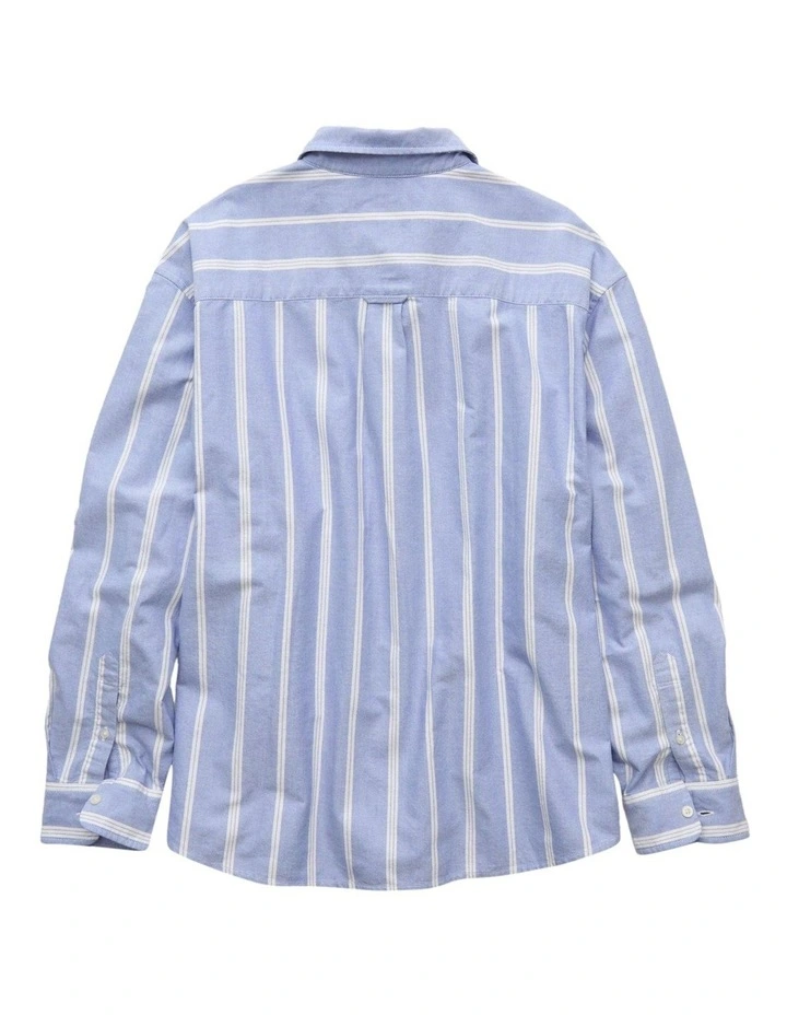 Everyday Oxford Button-Up Shirt in Blue image 4
