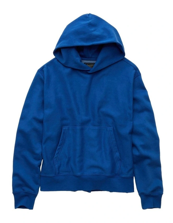 Laidback Luxe Heavyweight Hoodie in Cobalt image 3