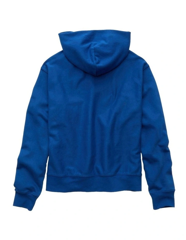 Laidback Luxe Heavyweight Hoodie in Cobalt image 4