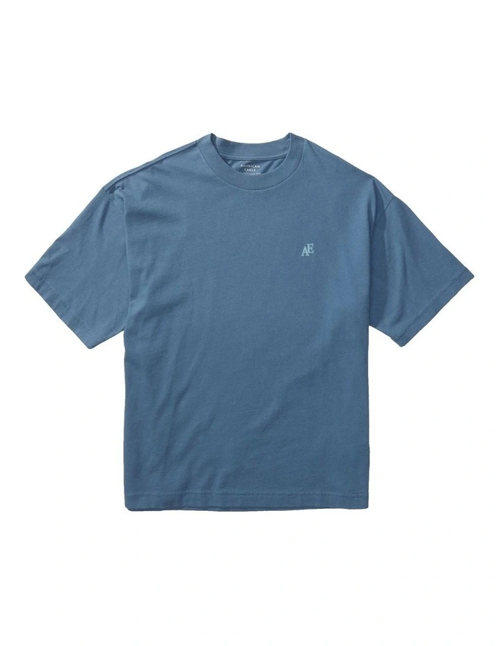 Icon Logo Graphic T-Shirt in Navy image 3