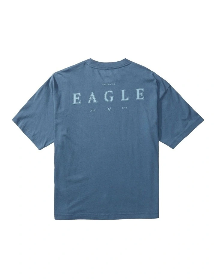 Icon Logo Graphic T-Shirt in Navy image 4