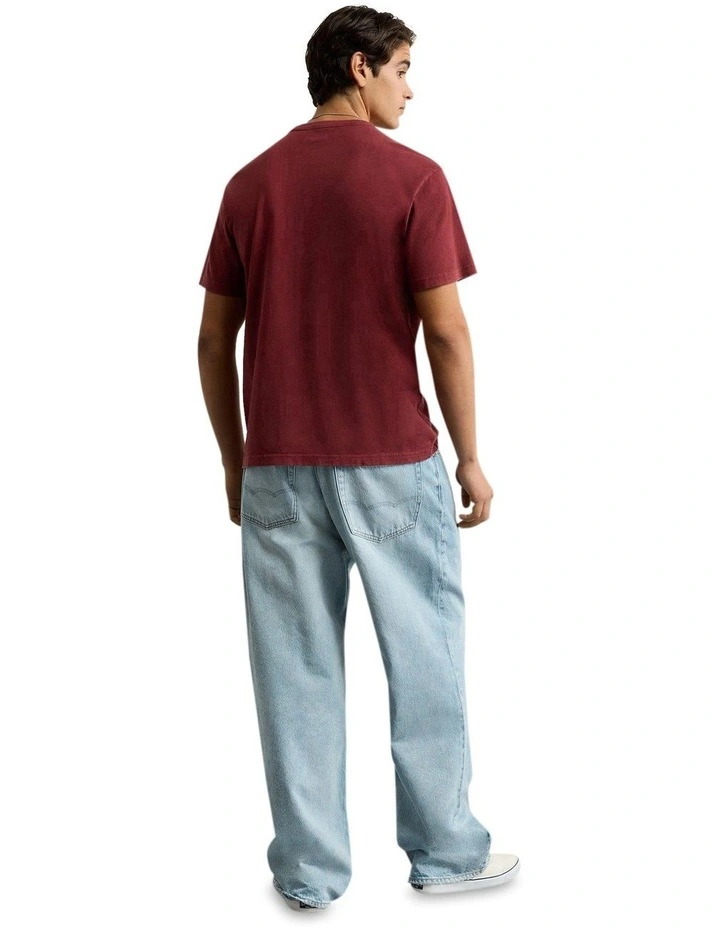 Logo Graphic T-Shirt in Wine image 2