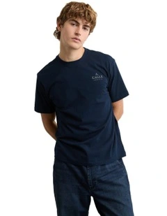 Logo Graphic T-shirt in Navy