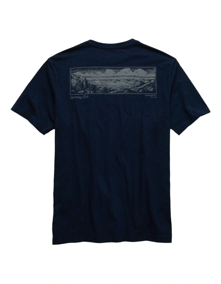 Logo Graphic T-shirt in Navy image 4