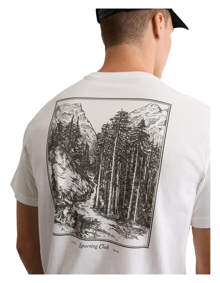 Logo Graphic T-shirt in White image 2