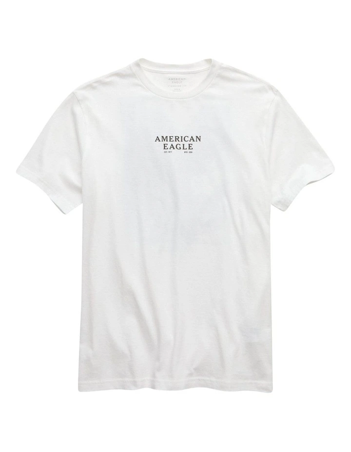 Logo Graphic T-shirt in White image 3