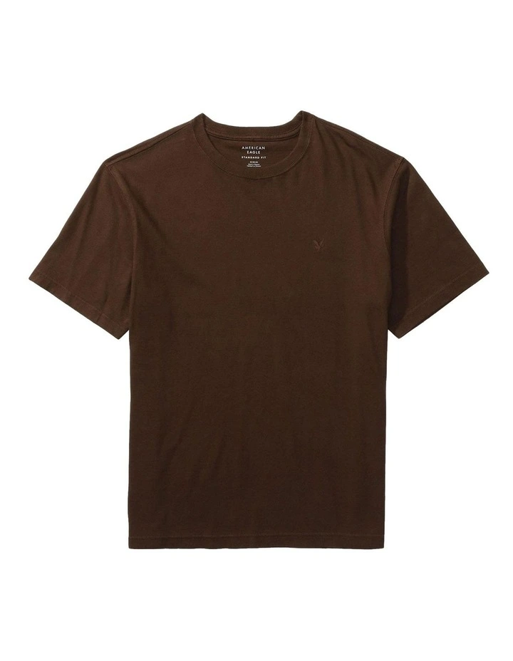 Icon T-shirt in Chocolate image 3