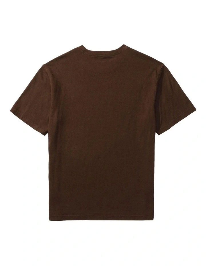 Icon T-shirt in Chocolate image 4