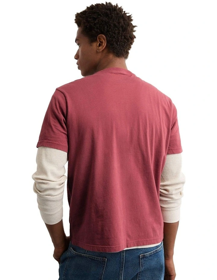 Logo Graphic T-shirt in Red image 2