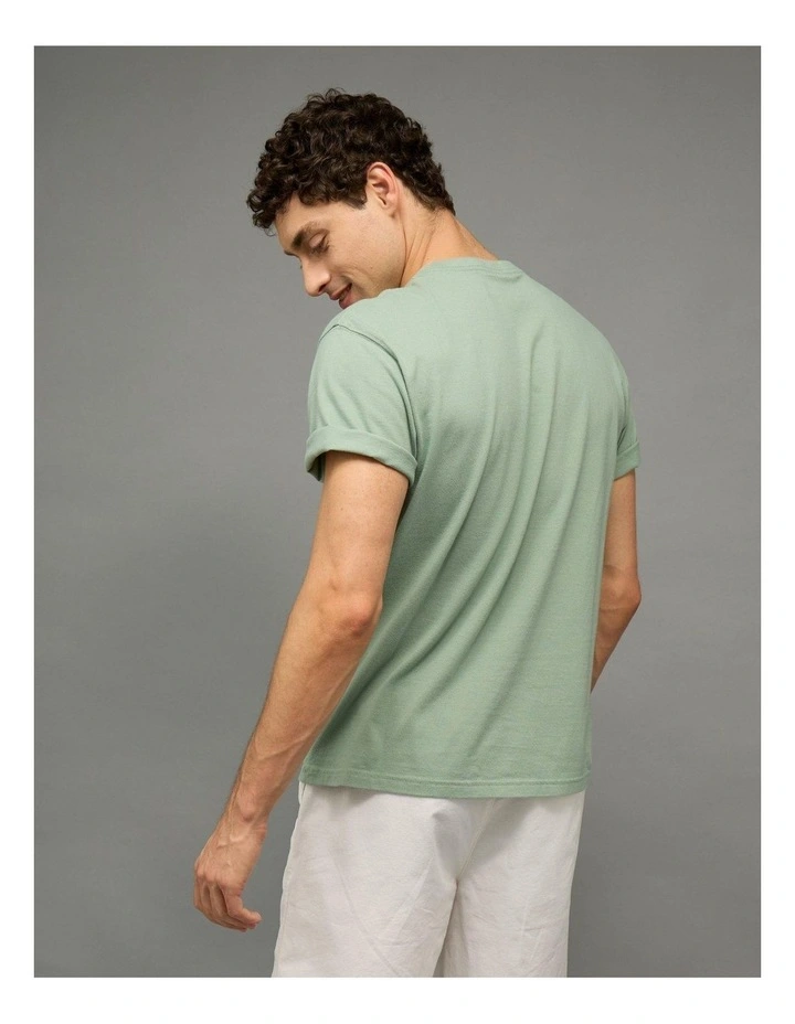 Lightweight Icon T-Shirt in Fresh Green image 2
