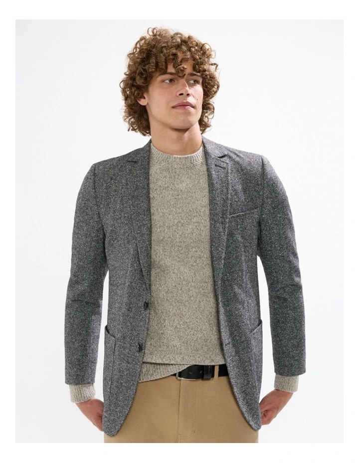 Hiroto Blazer in Charcoal image 2