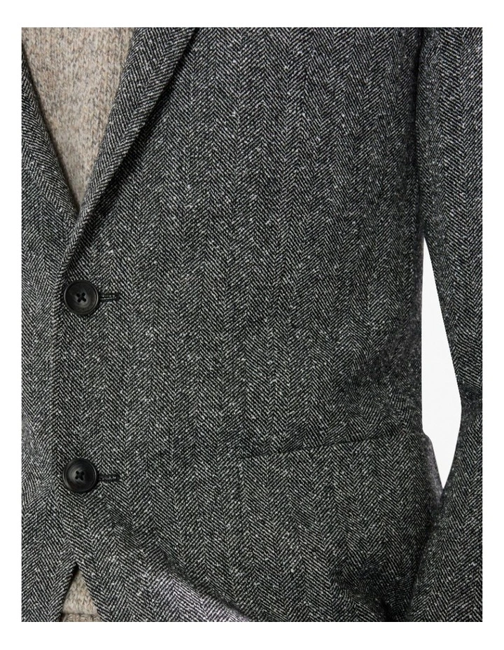 Hiroto Blazer in Charcoal image 4