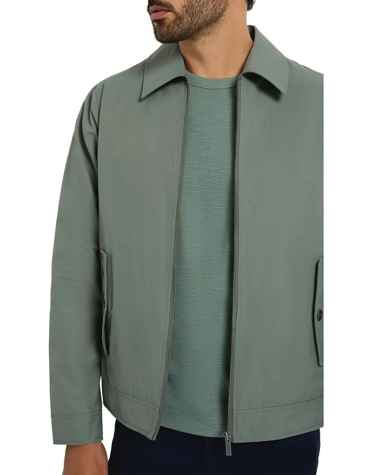 Haruki Harrington Jacket in Balsam Green image 4