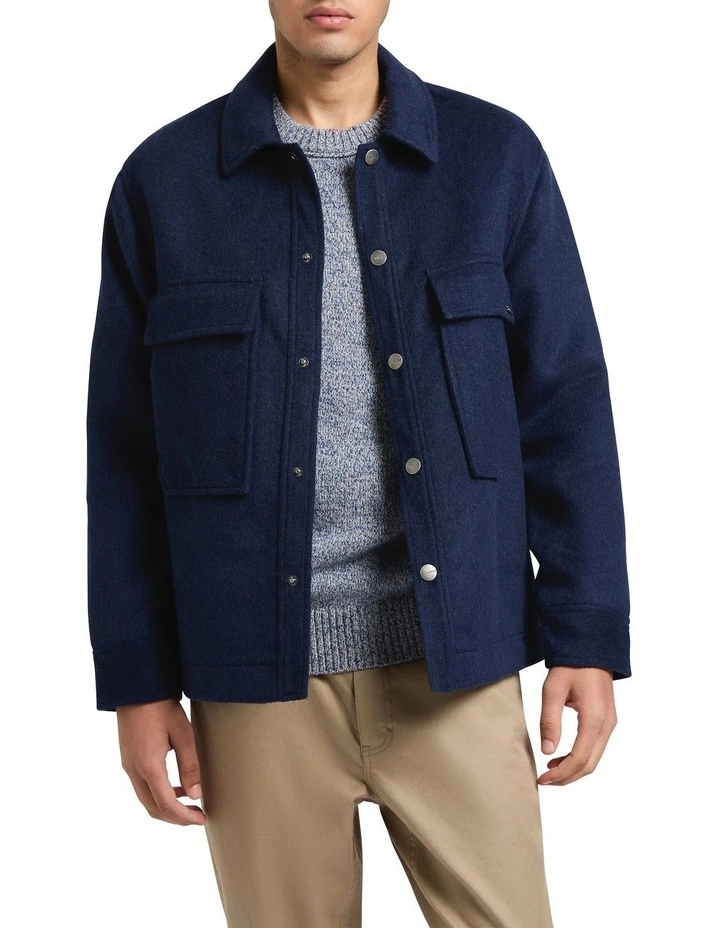 Edward Jacket in Navy image 1
