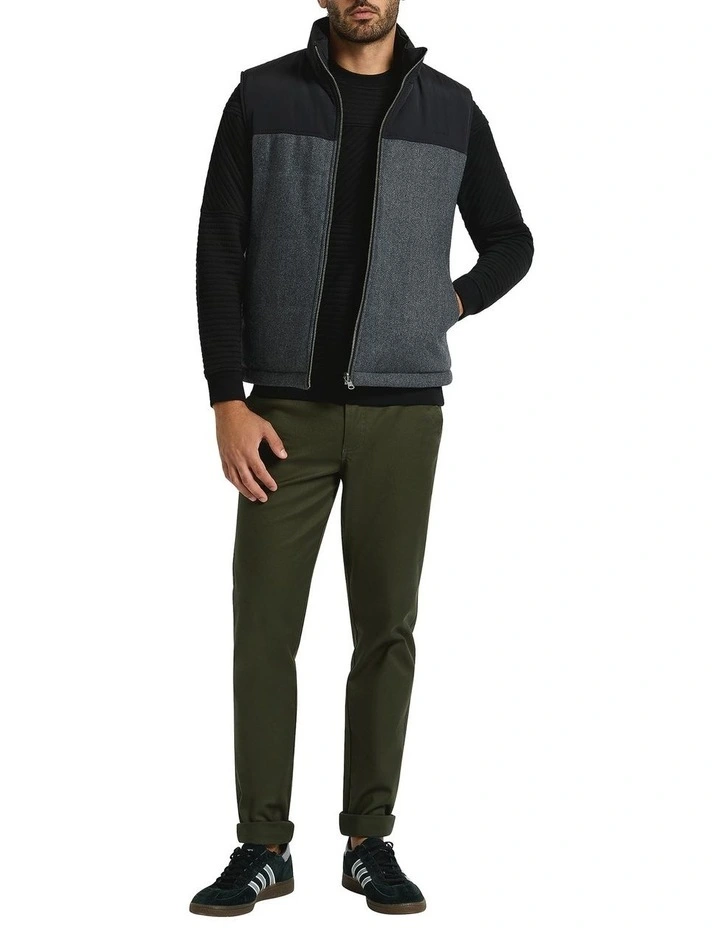 Paolo Reverisble Puffer Vest in Charcoal image 2