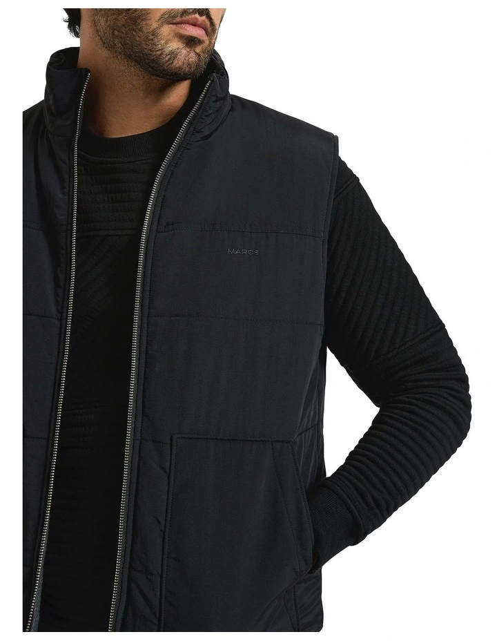 Paolo Reverisble Puffer Vest in Charcoal image 4