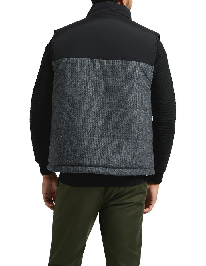 Paolo Reverisble Puffer Vest in Charcoal image 5