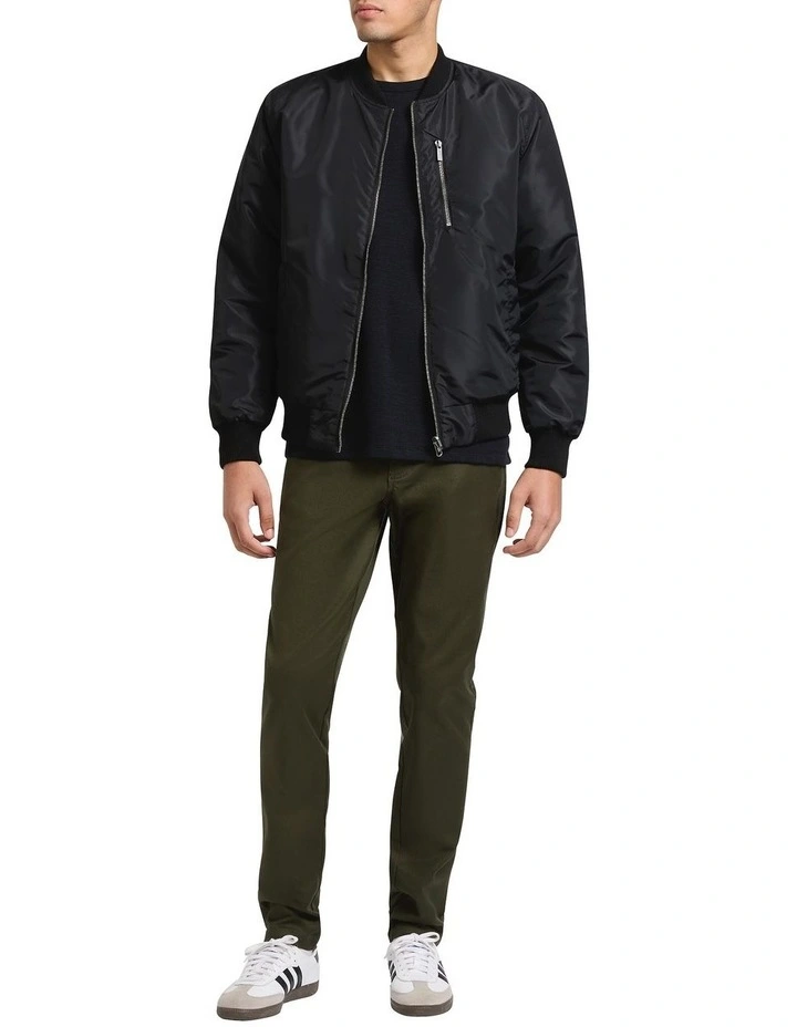 Vernon Reversible Jacket in Black/Army Green image 1