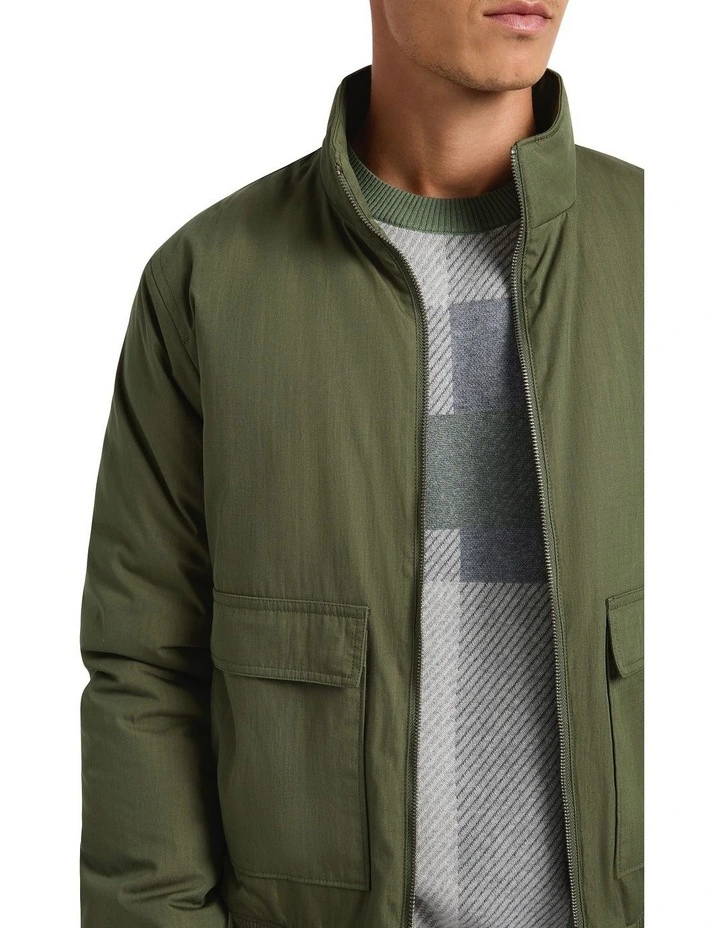 Rove Harrington Jacket in Khaki image 4