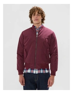 Mingyu Reversible Bomber in Fig/Black