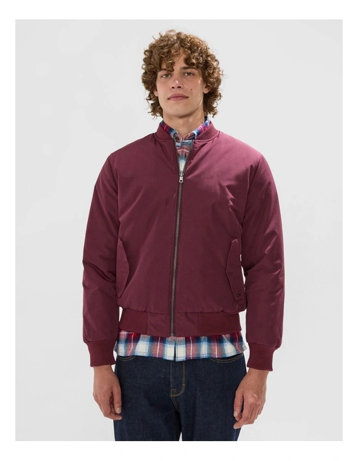 Mingyu Reversible Bomber in Fig/Black image 1