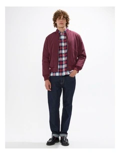 Mingyu Reversible Bomber in Fig/Black