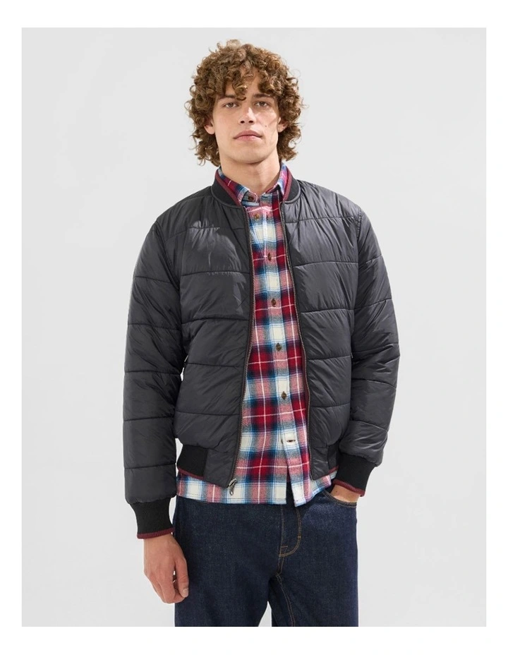 Mingyu Reversible Bomber in Fig/Black image 2