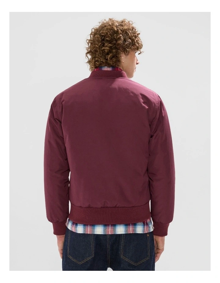 Mingyu Reversible Bomber in Fig/Black image 4