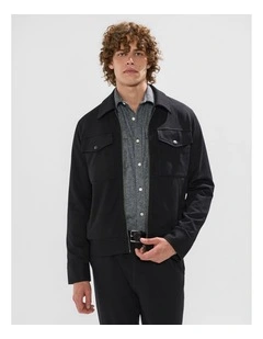Drew Ponte Jacket in Black