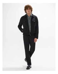 Drew Ponte Jacket in Black