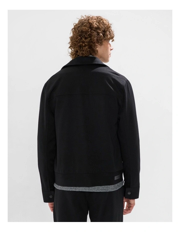 Drew Ponte Jacket in Black image 3
