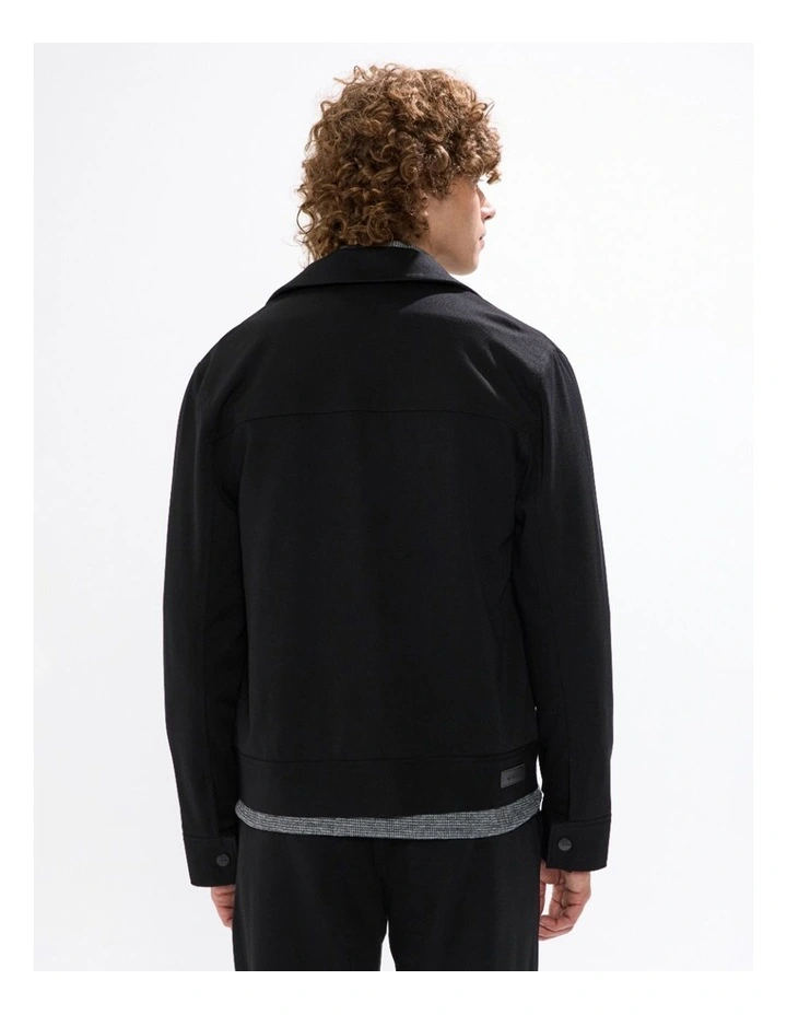 Drew Ponte Jacket in Black image 5