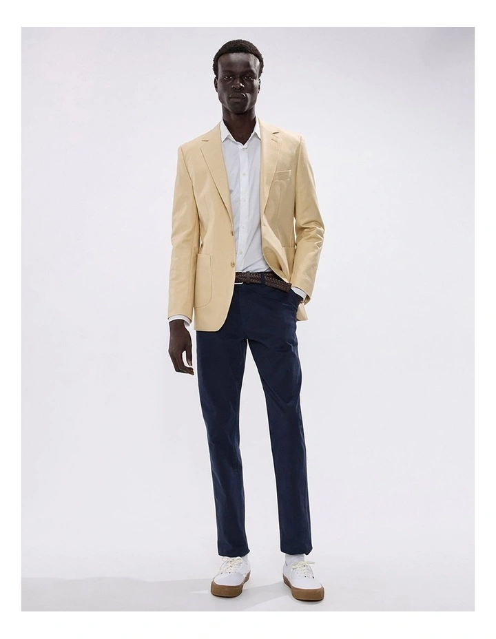 Evan Cotton Twill Blazer in Boulder image 4