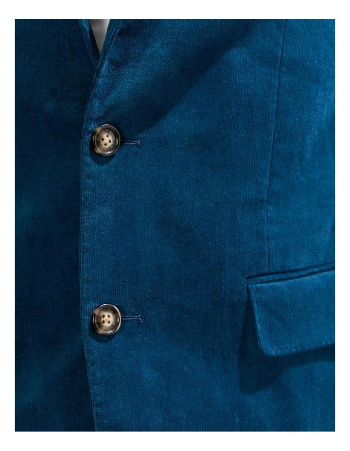Baxter Cord Blazer in Dark Teal image 2