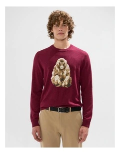Saru Wool Blend Knit in Fig