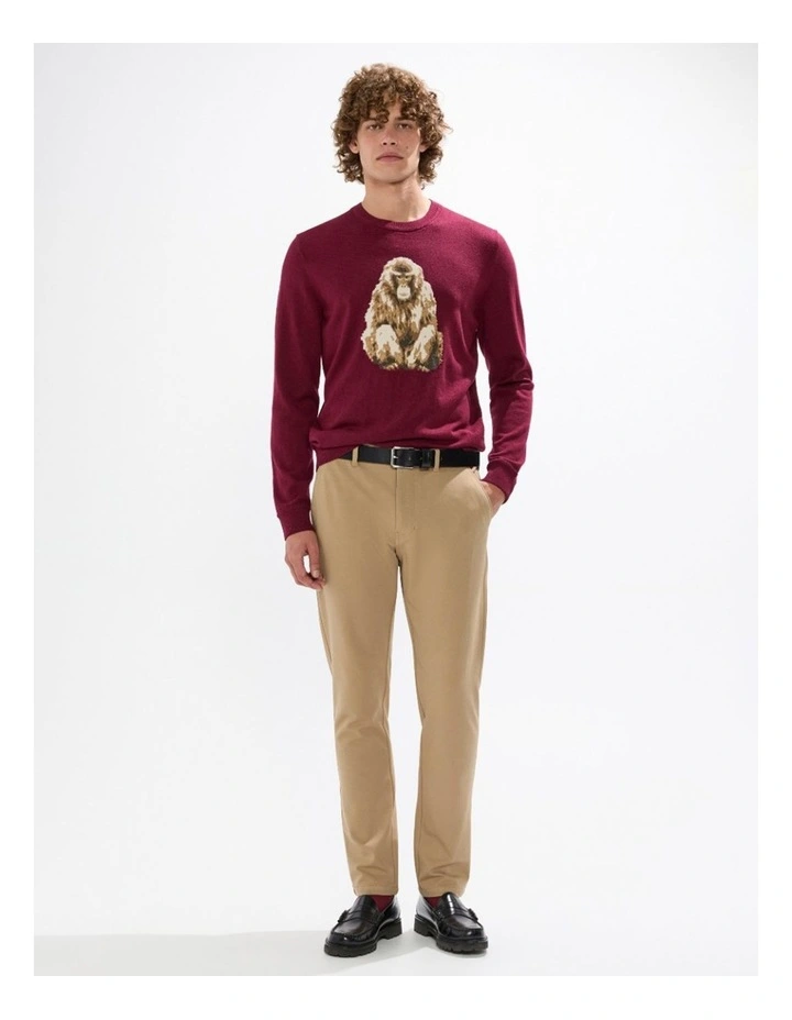 Saru Wool Blend Knit in Fig image 1