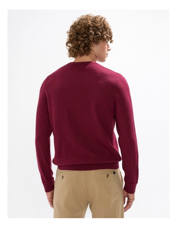 Saru Wool Blend Knit in Fig image 4