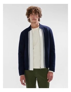 Nagano Knit Jacket in Navy