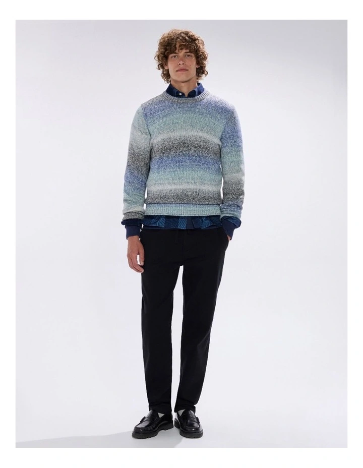 Lucifer Ombre Knit in Blue Multi image 1