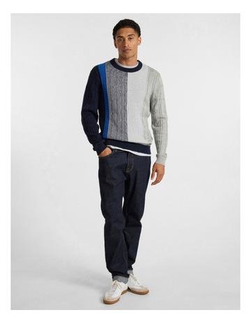 Navy Multi colour