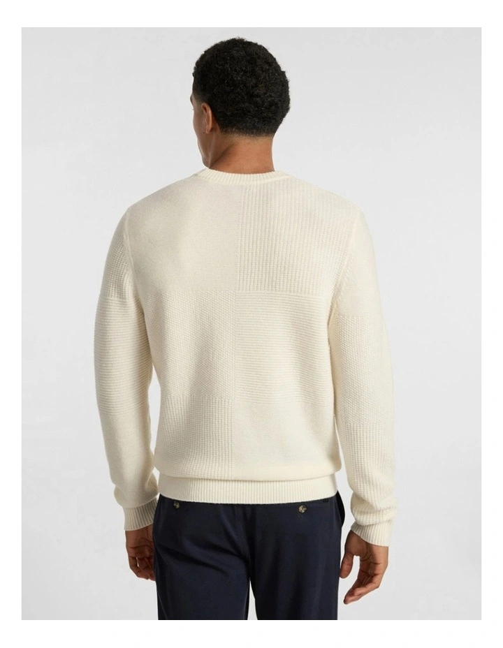 Mirrorball Textured Knit in Birch image 3