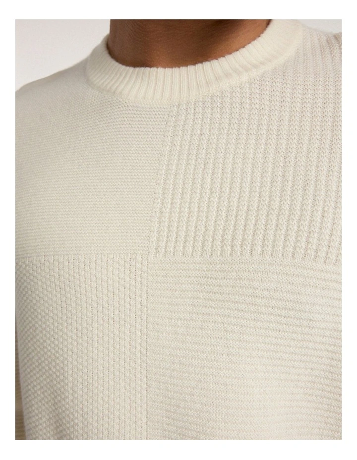 Mirrorball Textured Knit in Birch image 4
