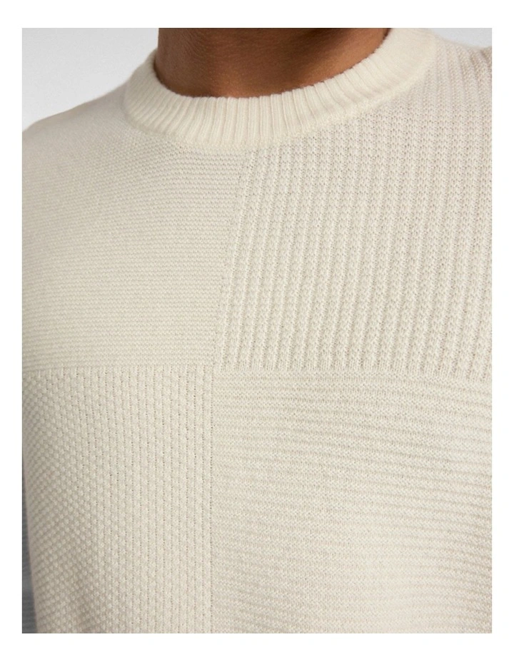 Mirrorball Textured Knit in Birch image 5
