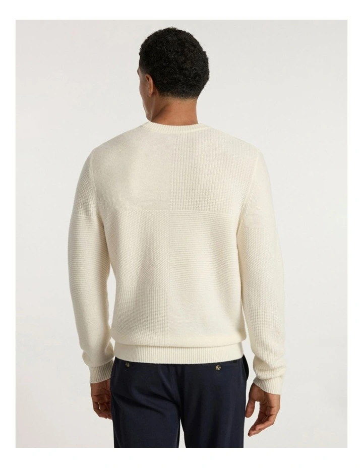 Mirrorball Textured Knit in Birch image 5