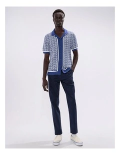 Sheppard Knit Shirt in Blue Multi