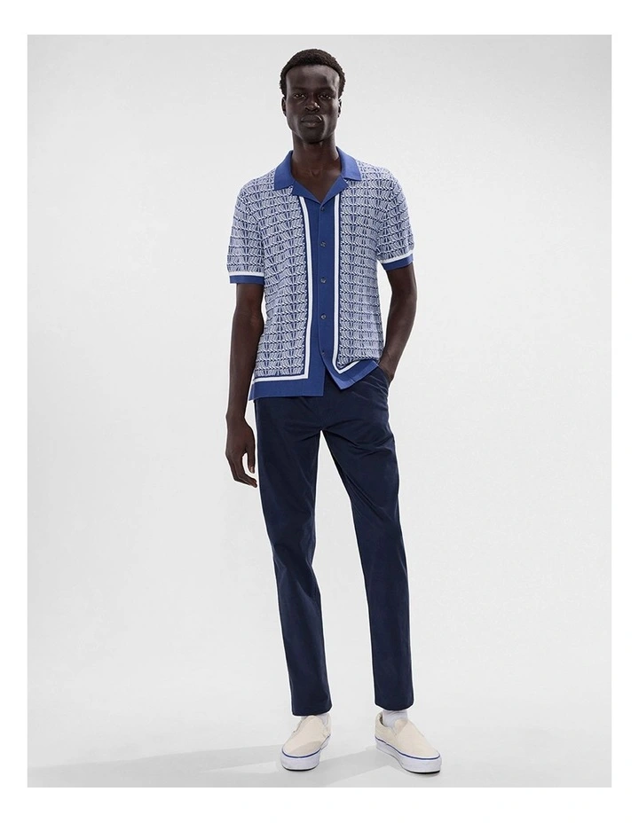 Sheppard Knit Shirt in Blue Multi image 2